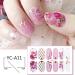 16 Sheets Gradient Nail Polish Stickers with Nail Files - Self-Adhesive Full Cover Design Decals for DIY Nail Art - Natural Style for Women and Girls - Buy Online on GoSupps.com