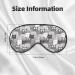 Comfortable Cats Group Print Sleep Masks - Super Soft Eye Mask with Adjustable Strap for Home & Travel | Lightweight & Cozy - Buy Online on GoSupps.com