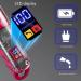Electric Hair Trimmer Ergonomic Transparent Electric Hair Trimmer Professional LED Display Multi-Purpose with Colorful Guided Combs for Home (Red) - Buy Online on GoSupps.com