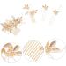 Beatifufu 1 Set Wedding Hair Comb Bridal Headdress Flower Hair Pin Wedding Headdress Bridal Headpiece Bridal Hair Accessories Wedding Hair Accessories Flower Hair Comb Flower Leaf Hair Comb - Buy Online on GoSupps.com