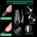 504 Pieces of Long Soft Gel Nail Tips - Pre-Buff PMMA Resin Full Cover Ballerina Nail Tips for DIY Nail Art - 10 Sizes - International Shipping - Buy Online on GoSupps.com