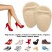 2 Pairs Ball of Foot Cushions & Gel Heel Inserts - Non-Slip Comfort Pads for High Heels | Shock Absorbing Insoles for Men & Women - Skin Color - Buy Online on GoSupps.com