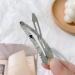 Silver Sparkly Hair Clips for Women - Large Snap Hairclips by FANGHUIER - Buy Online on GoSupps.com