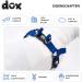 DDOXX Nylon Step-In Dog Harness - Adjustable Light Blue Puppy Harness for All Sizes | L (65-99 cm) - International Shipping Available - Buy Online on GoSupps.com