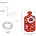 Red Enema Bag Kit - 2 Quart High Quality Colon Cleanse & Coffee Douche Kit for Home Use - Buy Online on GoSupps.com