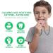 BPA Free Seeway Ice Cream Pop Chew Necklace for Sensory Kids - Teether Toy for Teething Relief in Infants with Autism, ADHD, Anxiety, and SPD - Buy Online on GoSupps.com
