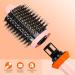 4-in-1 Hot Blow Hair Dryer Brush & Straightener - Pink Orange | Frizz-Free Hair Care with Negative Ion Technology for Women - Buy Online on GoSupps.com