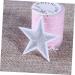 STOBOK 10pcs Mini Iron Backpack Dreses Stickers for Computers Star Patch The Iron Celebrity Accessories Silver medium - Buy Online on GoSupps.com