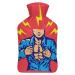 Muscle Man Hot Water Bottle With Cover Plush Bed Bottle Hand Warmer For Adults And Children 26.5X15.3cm