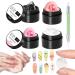 Gen rico 3D Nail Gel - 4 Colors Gel Manicure Glue | 3D Nail Molding Glue for French Daily Diamond Diamond Embossing Flexible Light Printing