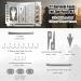 Moricher Survival Card Multitool- Fishing Line & EDC Kit for Outdoor Camping, Hiking, and Hunting - Silver 6pcs - Buy Online on GoSupps.com