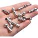 Tibetan Bead Caps 100g - Antique Silver Alloy Cone Flower Tassel End Caps for Jewelry Making - DIY Crafts - Buy Online on GoSupps.com