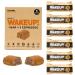 WAKE UP! Caffeinated Caramel Protein Bars - Gluten Free Vegetarian 350mg Caffeine (Pack of 6) - Boost Focus & Clarity - Kosher Snack - Buy Online on GoSupps.com