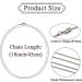 Forise 1.2mm Silver Plated Snake Necklace Chains - 24 Pcs, 18 Inch for Jewelry Making - Buy Online on GoSupps.com