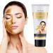 QEEROYO 24K Gold Peel Off Face Mask Gold Black Spot Mask For Cleansing Pores Removes Blackheads/Acne Firming Skin and Reducing Wrinkles Deep Hydration For All Skin 60g