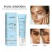 Clear Face Sunscreen SPF 50 2 in 1 Hydrating SPF 50 Sunscreen - Free & Non-Sticky Travel Size Invisible Face Sunscreens Broad Spectrum UVA/UVB Protection Lightweight Hydrating for All Skin (2) - Buy Online on GoSupps.com