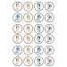 24 x Pre-Cut Blue Dog Edible Stand up Wafer Paper Cupcake Toppers Cake Decorations Birthday Party Blue Dog