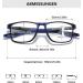 Shop Lanomi Varifocal Glasses with Blue Light Filter - Progressive Multifocal Reading Glasses for Men & Women | Flexible TR90 Sport Glasses +1.0 to +4.0 - Blue Frame - Buy Online on GoSupps.com