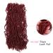 Soft Locs 24 Inch Crochet Hair 6 Packs Burgundy Color Faux Locs Crochet Hair - Pre Looped Synthetic Hair for Black Women (Pack of 6) - 24 Inch BUG - Buy Online on GoSupps.com