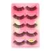 UAMOU Lashes 10/20/50/100 Boxes Mink Eyelashes 5 Pairs Natural False Eyelashes Thick Fluffy Faux Cils Lashes In Bulk G6 Cheerfully (Color : G614CS Size : 30 boxes)