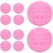 Face Sponges for Cleansing - Wood Pulp Cotton Sponge Face Pads | Cosmetic Spa Sponges Makeup Remover Cleansing Pads for Personal Spa Esthetician Use 10 Pieces - Buy Online on GoSupps.com