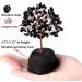 Xiannvxi Obsidian Crystal Money Tree Feng Shui Tree of Life Decoration | Natural Gemstones Bonsai Home Decor - Buy Online on GoSupps.com
