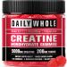 DailyWhole Organics Creatine Monohydrate Gummies Plant-Based Chewable Supplement with Taurine, L-Carnitine and Vitamin B12 120 Count (4 Gummies Per Day) Mixed Berry Flavor for Women and Men