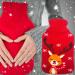 Kripyery 1000 ml Christmas Moose Pattern Hot Water Bottle - Ideal for Cold & Hot Compresses Perfect for Neck Shoulder Back Hands Legs & Waist Relief | International Shipping Available - Buy Online on GoSupps.com