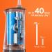 Bitvae Cordless Water Flosser - 3 Modes, 5 Intensities, 6 Jet Tips | USB Rechargeable Dental Oral Irrigator - Waterproof & Convenient | Matte Black - Buy Online on GoSupps.com