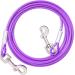 Tie Out Leashes For Dogs 3/6/9/15m Tie Out Cables For Dog Yard Leash Yard Leash For Medium to Large Dogs (Purple 3m) 3m Purple