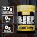 NXT Beef Protein Isolate 540g - High Protein Powder in Natural Amino Acids - Paleo Keto Friendly - Dairy and Gluten Free | 540g | Lemonade - Buy Online on GoSupps.com