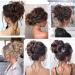 Risbel Super Long Tousled Messy Bun Hair Updo Extension for Women - Synthetic Chignon Hairpiece with Elastic Band | Curly Wavy Ponytail Scrunchie (CXFQ-12) - Buy Online on GoSupps.com