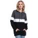HAPPY MAMA Women's Nursing Hoodie 503p - Graphite/Off White/Black | Maternity Breastfeeding Top - Buy Online on GoSupps.com