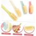 Mobestech 16 Pcs Soft Toothbrush & Tongue Brush Set - Travel-Friendly Cotton Brush 4 Pieces - Buy Online on GoSupps.com