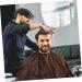 NOLITOY Salon Nylon Cape for Men - Waterproof Hair Cutting Apron with Snap Closure | Top Quality Haircut Cover for Adults - Buy Online on GoSupps.com