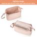 Rose Gold Small Makeup Bag - Travel Organizer & Toiletry Pouch for Women & Girls - Buy Online on GoSupps.com