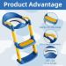 Potty Training Seat with Step Stool Ladder | Kids Toilet Trainer for Boys and Girls - Blue - Buy Online on GoSupps.com