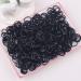 1000 Black Mini Elastic Hair Ties - Perfect for Kids Braids & Wedding Hairstyles | International Shipping Available - Buy Online on GoSupps.com
