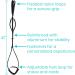 Vive Proflex Strap - Leg Lifter Assist for Physical Therapy - Nylon Webbing - Hand Grips - Elderly, Handicapped, Injury Recovery - Black - Buy Online on GoSupps.com