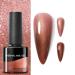 Colour Changing Gel Nail Polish Autumn Gel Nail Polish UV Brown Gel Nail Polish Autumn Colours Thermal Mood Changing Temperature Change UV LED Soak Off Nail Art Manicure Pedicure (012)