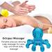 Portable Octopus Head Massager | Scalp Relaxation & Stress Relief | Handheld Hair Care Device in Blue - Buy Online on GoSupps.com