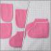 FOMIYES 10 Sets Leather Horn Boots Foot Spa Sock Nail Tools Manicure Tools Paraffin Foot Pedicure Remover Spa Skin Care Gloves Nursing Spa Tool Work Polyester Lining Hand Hot Wax - Buy Online on GoSupps.com
