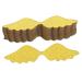RUNROTOO 50pcs Chocolate Decoration Golden Wings Decoration Chocolate Cake Wings Gold Wings for Cake Party Wings Wedding Decor Party Accessories Dessert Paper Chocolate Stick