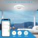 36W LED Ceiling Lamp with Bluetooth Speaker - Smart RGBW Adjustable Ceiling Light with Remote & App Control for Bedroom Kitchen Bathroom & Living Room - 30cm - Buy Online on GoSupps.com