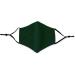 Shop Weddingstar Children's Washable Fabric Masks - Reusable Adjustable Dark Green with Filter Bag - Buy Online on GoSupps.com
