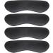 Dr. Foot's Heel Grips Liner Insert for Shoes Too Big, Shoe Inserts Liners for Loose Shoes, Preventing Heel Slipping, Rubbing, Non-Slip (Black)