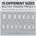 AILLSA Square Nails Tips - 240 Pcs Matte Soft Gel Nail Extension Tips | Pre-shaped Full Cover Acrylic Fake Nails | Short Square 15 Sizes | Soak Off & No File Needed - Buy Online on GoSupps.com