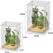 Optimized Giznzg Terrarium for Reptiles - Acrylic Feeding Box with Digital Thermometer & Hygrometer for Spider Snail Frog Lizard Turtle (25x15x15cm) - Best Reptile Breeding Habitat - Buy Online on GoSupps.com