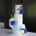 Flower Cake Toppers Boho Cake Toppers Artificial Blue Rose Eucalyptus Cake Decorations for Girl Women Birthday Baby Shower Wedding Valentine's Day Celebration Boho Party Supplies (Style 6) - Buy Online on GoSupps.com