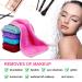5-Pack Microfiber Makeup Removal Towels - Hypoallergenic Washable & Reusable Cleansing Cloths | Eco-Friendly Solution - Buy Online on GoSupps.com